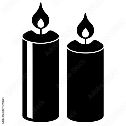Candle Flame Vector Images