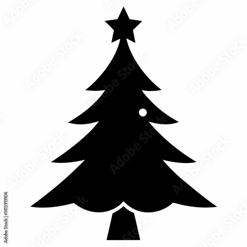 hutterstock
Christmas Tree Icon Vector Illustration