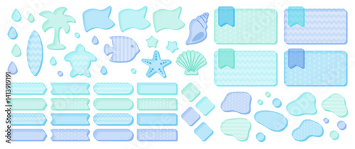 Clear glass-like texture, acrylic-like frameset, transparent design material