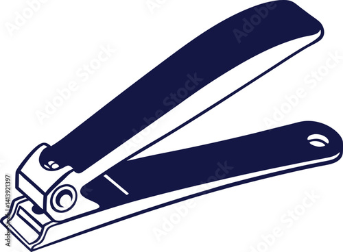 Minimalist Nail Clipper Line Drawing Vector