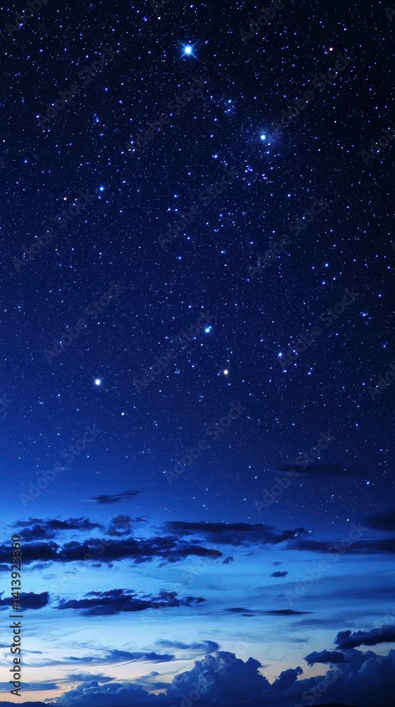 Fototapeta premium Stargazing event canis major constellation night sky high fidelity open air close-up perspective