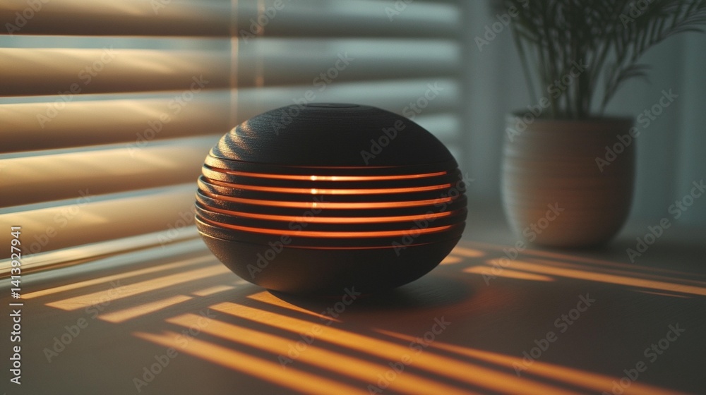 Sunset Glow Orb Lamp