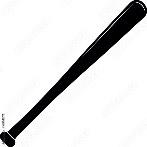 baseball bat vinyl ready vector illustration