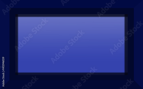 3D blue box  background 