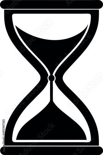 vector illustration of hourglass