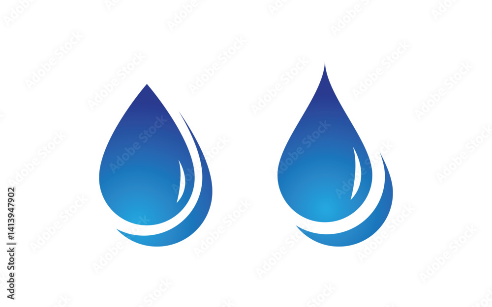 Water drop Plumbing Logo Template vector illustration v.102 Water drop Plumbing Logo Template vector illustration v.102