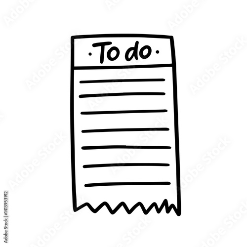 A beautifully crafted ToDo List Illustration to enhance your organization and productivity