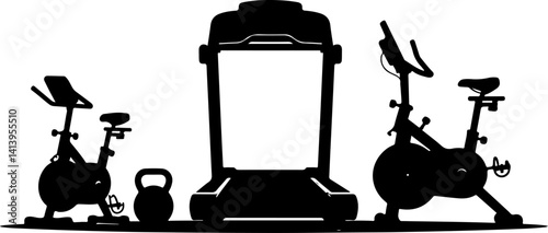set of fitness icons