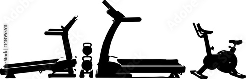 set of fitness icons