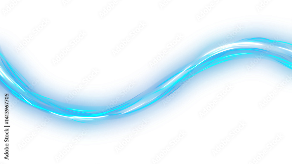 Fototapeta premium Speed Light Trails Tech Future Design on transparent background