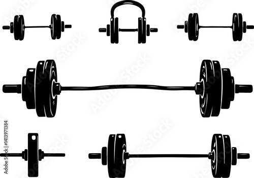 silhouette of man lifting weights