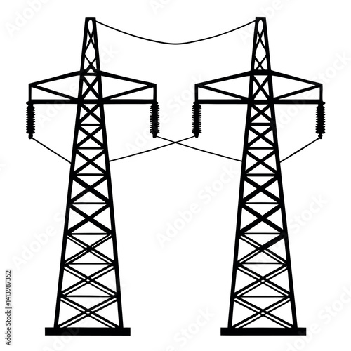 High voltage tower