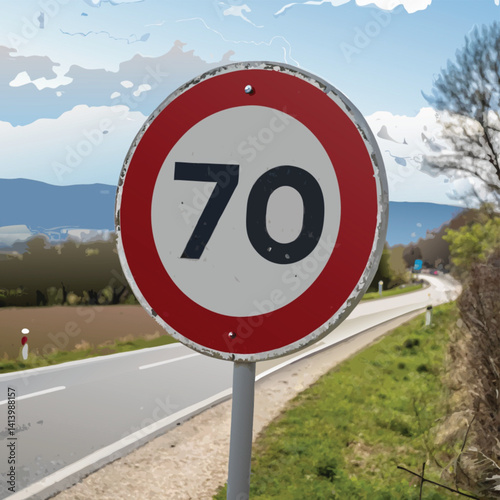 speed limit sign