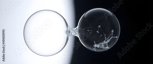 Wallpaper Mural close up of a wine glass with water in it Torontodigital.ca