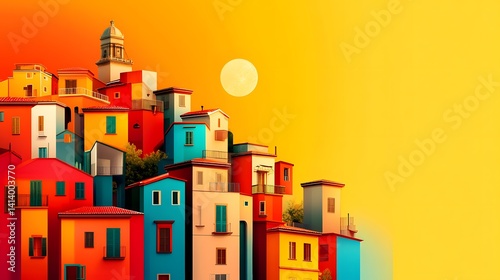 Colorful  Modern and Traditional Arch