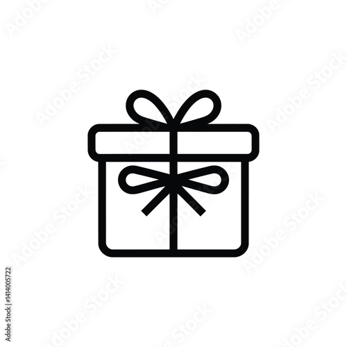 Surprising gift box signs, vector illustration
