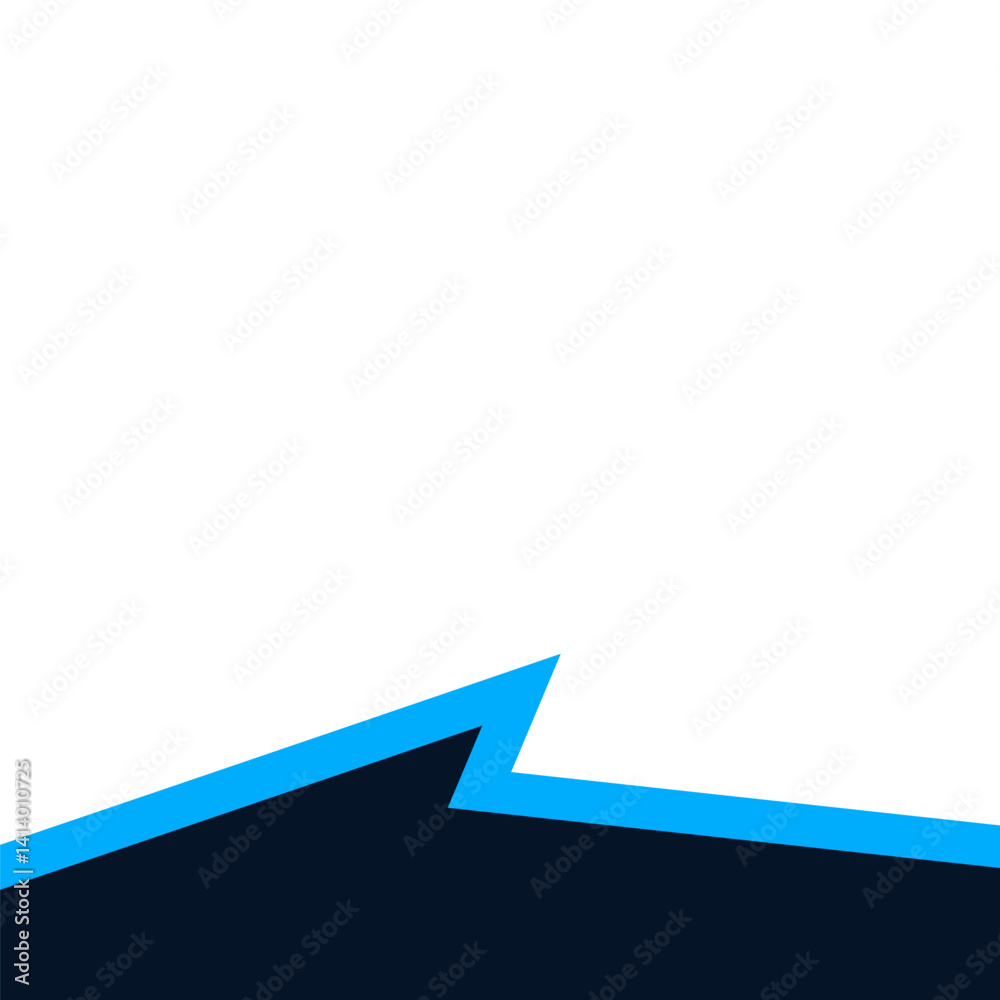 Fototapeta premium Taper Footer Geometry