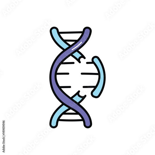 Crispr Technology icon vector stock illustration