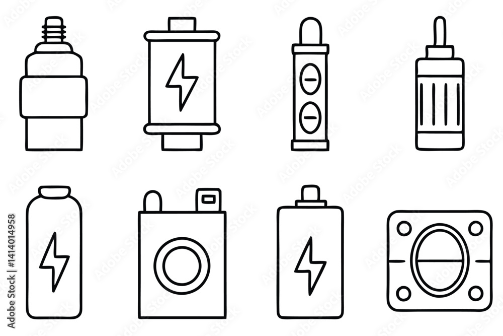 Fototapeta premium quickvolt line line art modern design illustration