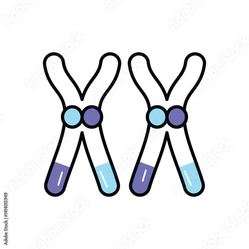 Recombinant Dna icon vector stock illustration