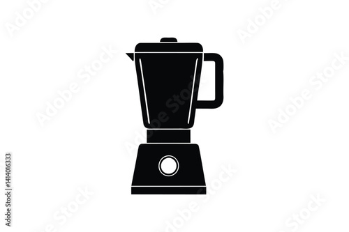 Blender icon silhouette on white background