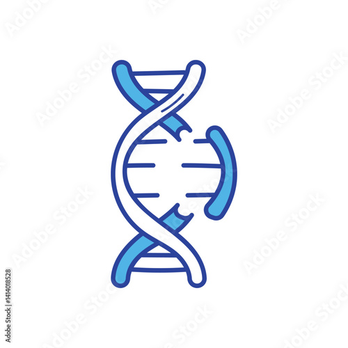 Crispr Technology icon vector stock illustration