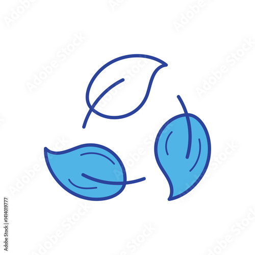 Biodegradable Materials icon vector stock illustration