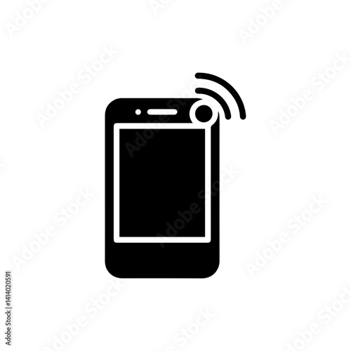 Smartphone with network representing mobile business development