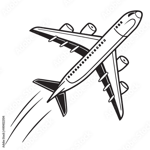vector airplane icon