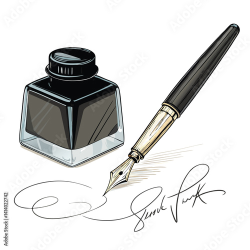 pen and ink