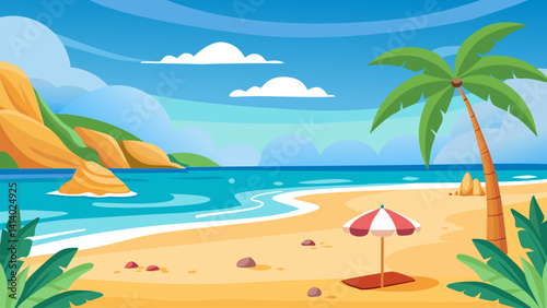 beach and sea