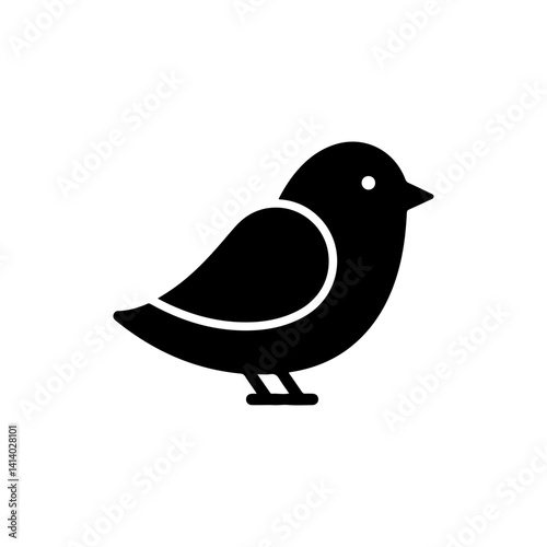 Bird with Its Head Tilted Symbolizing Curiosity or Attention