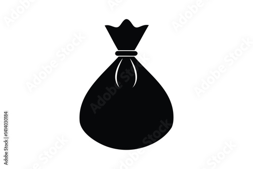Money bag silhouette