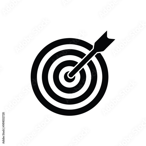 Classic Target with Arrow Icon