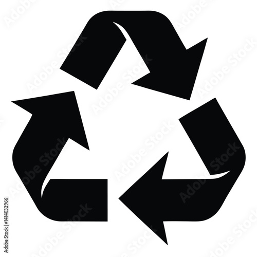 recycling arrows eco reuse symbol icon