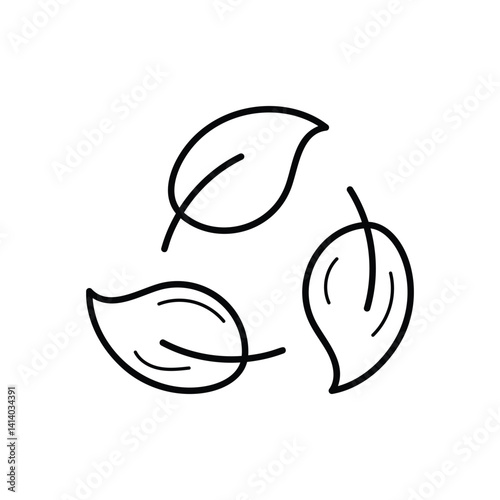 Biodegradable Materials icon vector stock illustration