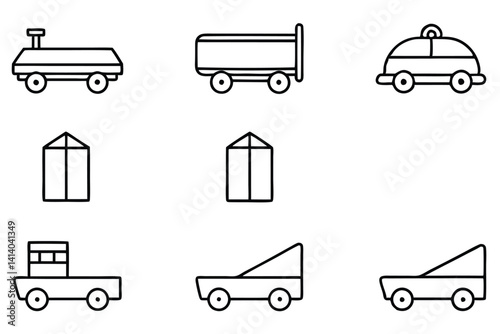 quickcarrier fx11 line art simple digital design image