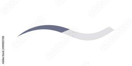 Blue and gray abstract wave with modern style