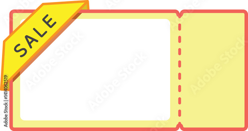 discount coupon illustration 세일 할인 쿠폰 일러스트