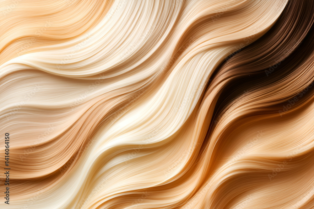 wavy blonde hair texture design