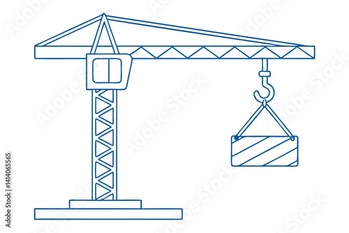 heavy duty crane lifting tools artwork