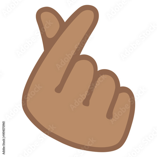 Crossed Fingers: Medium Skin Tone
