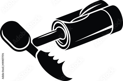 Modern stylish Mechanics Tools isolated premium quality vector illustration, Mechanics Tools silhouette and line art vector
