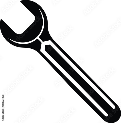 Modern stylish Mechanics Tools isolated premium quality vector illustration, Mechanics Tools silhouette and line art vector