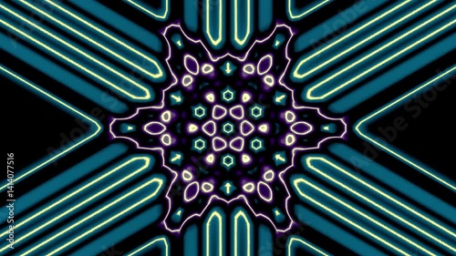 Abstract Fractal Motion Graphic Looping Background