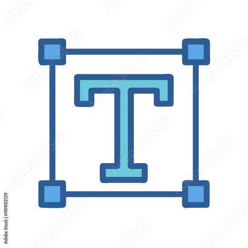 Typography Tool Representing Font Design Editing Icon Design