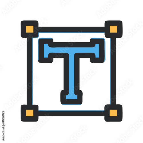 Typography Tool Representing Font Design Editing Icon Design