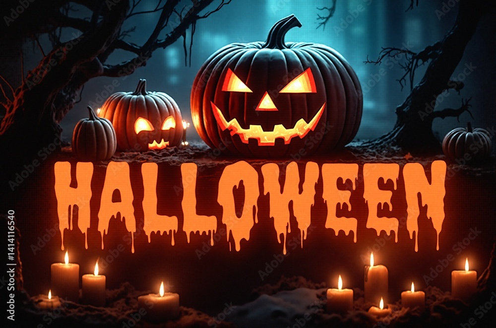 Kartki na święto halloween. Kolorowe czasami śmieszne i straszne jednocześnie.