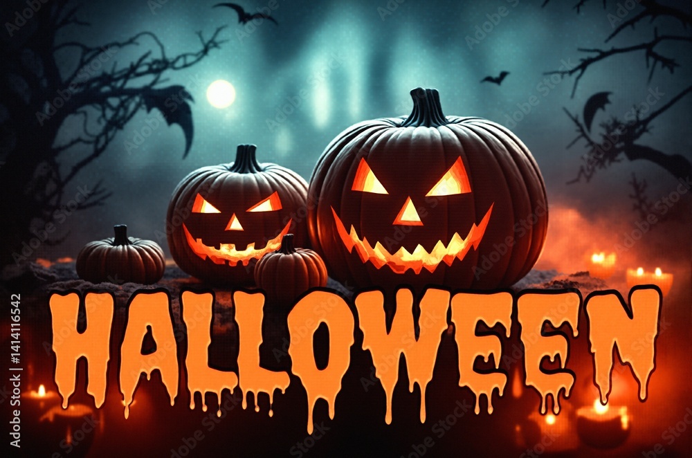 Kartki na święto halloween. Kolorowe czasami śmieszne i straszne jednocześnie.