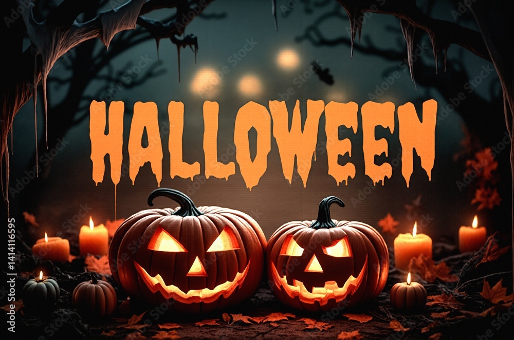 Kartki na święto halloween. Kolorowe czasami śmieszne i straszne jednocześnie.
